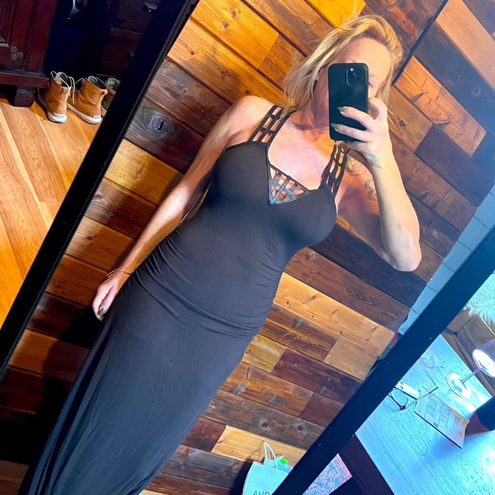 Great dress. Chocolate brown. Super comfortable. New with tags